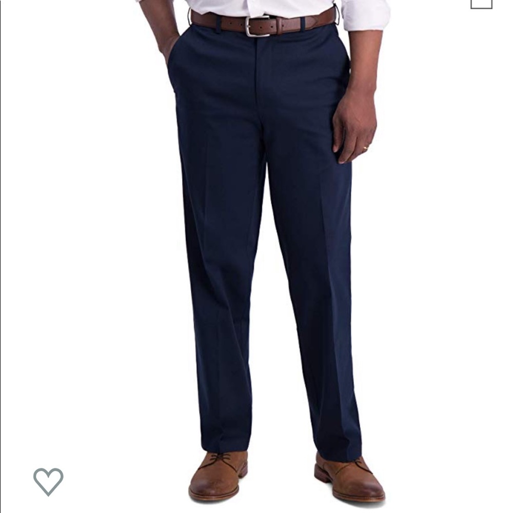 Haggar Men's Iron Free Premium Khaki Classic fit